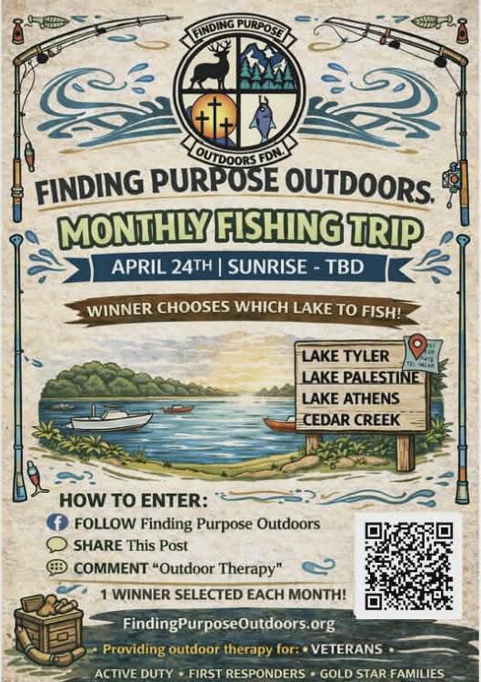Crappie Fishing Trip — Lake Palestine event flyer