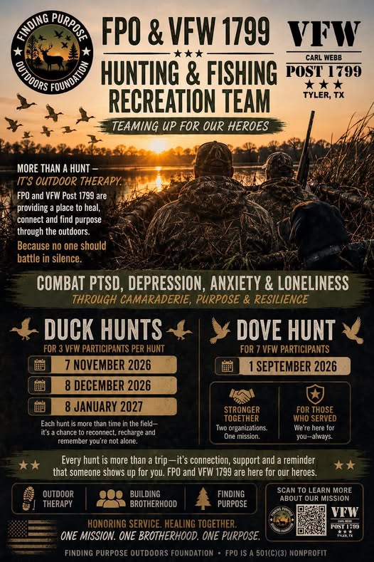 Dove Hunt with VFW Post 1799 event flyer